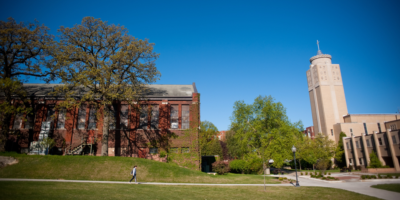 Photo of campus buildings